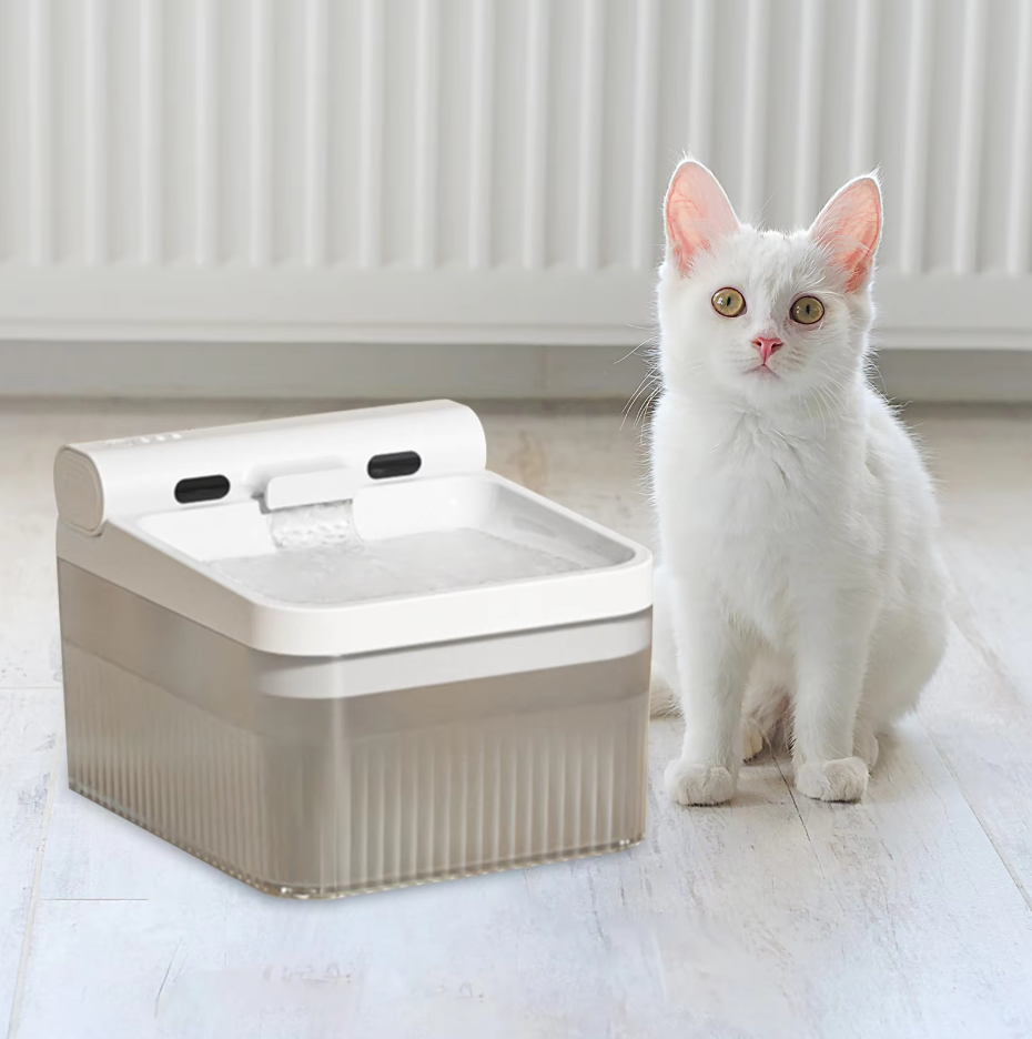 Elefant Vattendispenser för Husdjur – Simulerar Rinnande Vatten med Trippelfiltrering