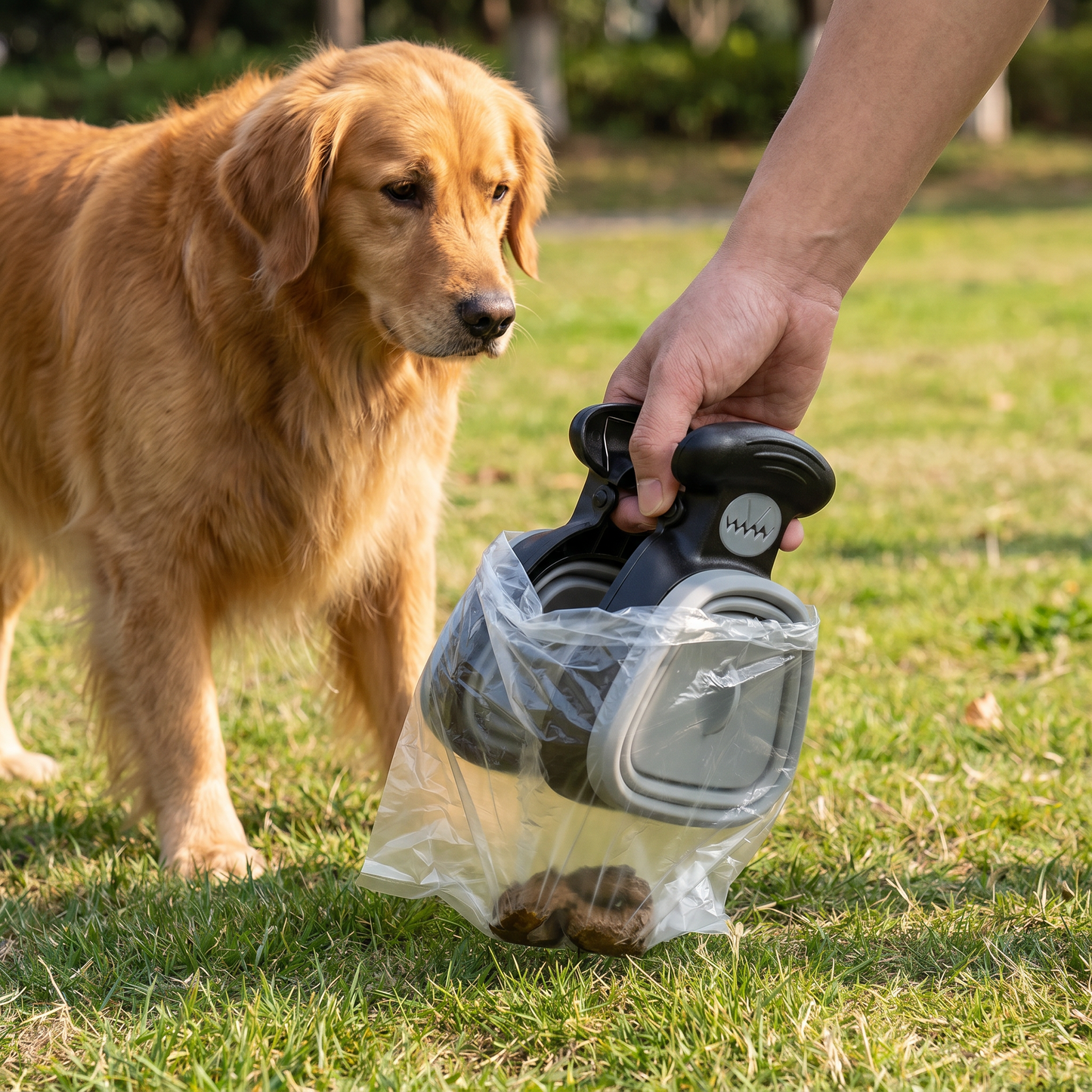 Portabel hundbajsplockare – Fällbar, hygienisk och perfekt för resor