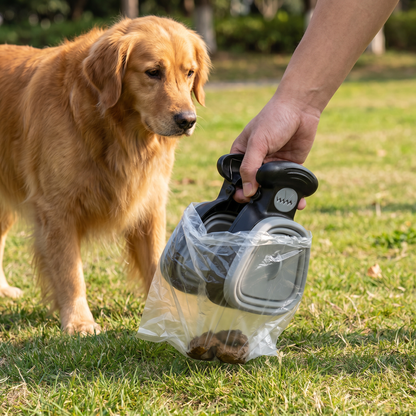 Portabel hundbajsplockare – Fällbar, hygienisk och perfekt för resor