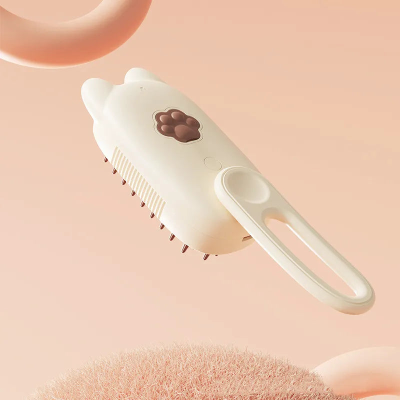 Elektrisk Massageborste med Katöron för Avkopplande Hårbottenvård