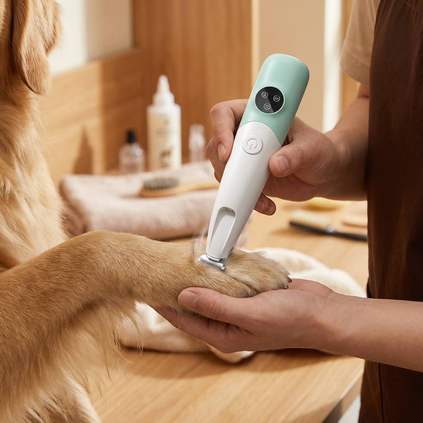 Pet Paw Trimmer – Tyst, Trådlös Grooming Trimmer för Hundar och Katter