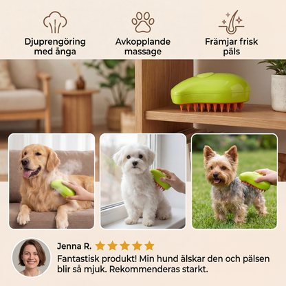 Ångborste För Hundar