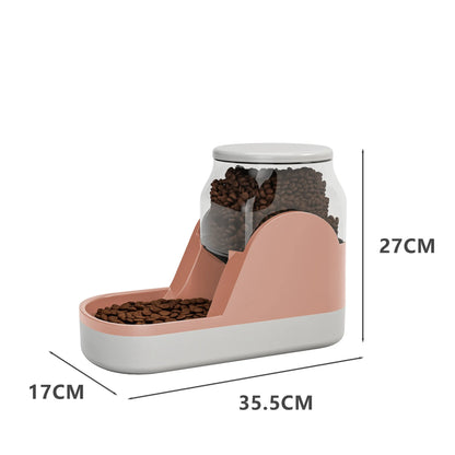 Automatisk Mat- och Vattendispenser för Hundar och Katter – 3,8 L Kapacitet