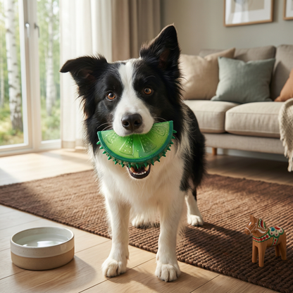 Kylande Hundtuggleksak i Fruktdesign