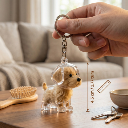 Minnes Hår Hänge i Hundeform