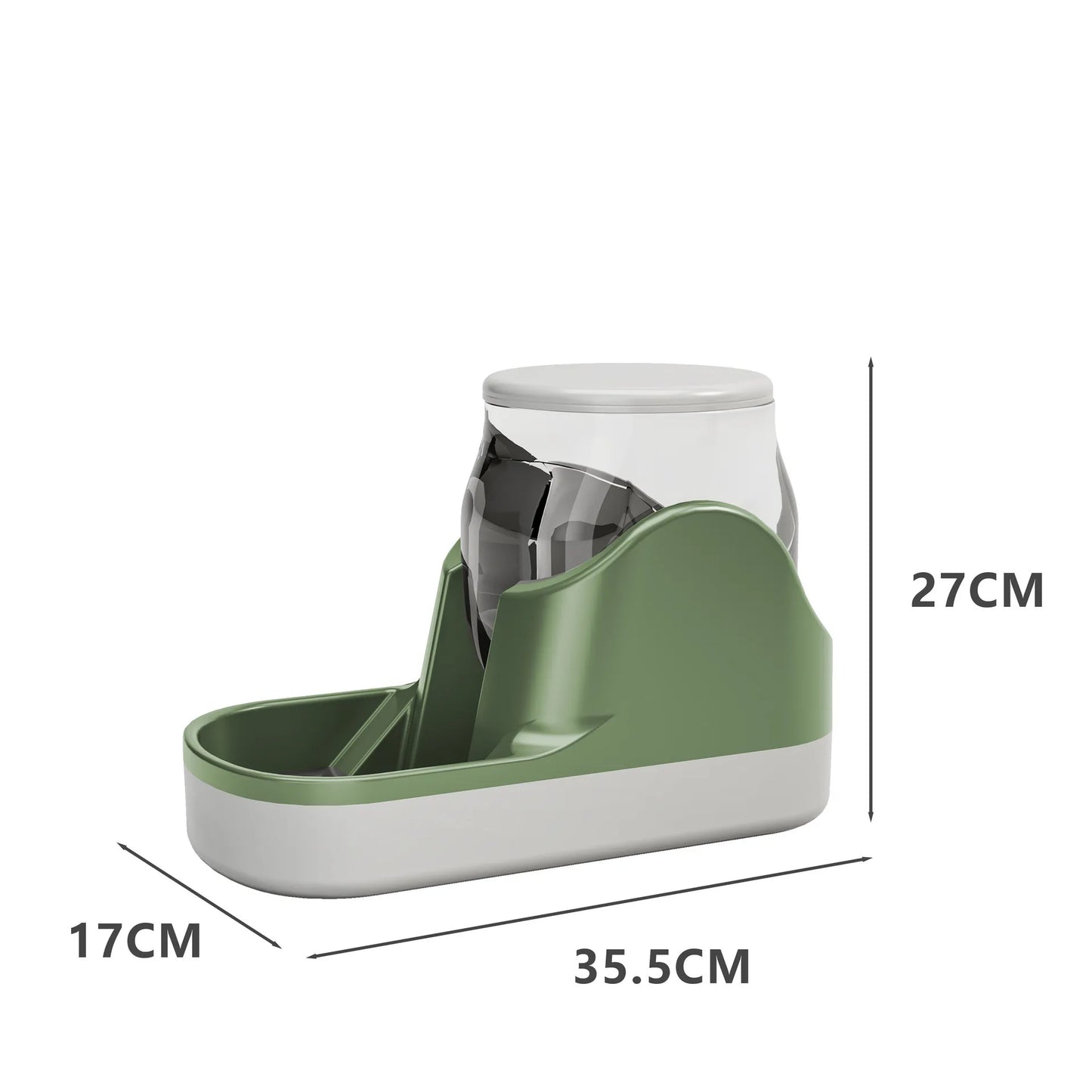 Automatisk Mat- och Vattendispenser för Hundar och Katter – 3,8 L Kapacitet