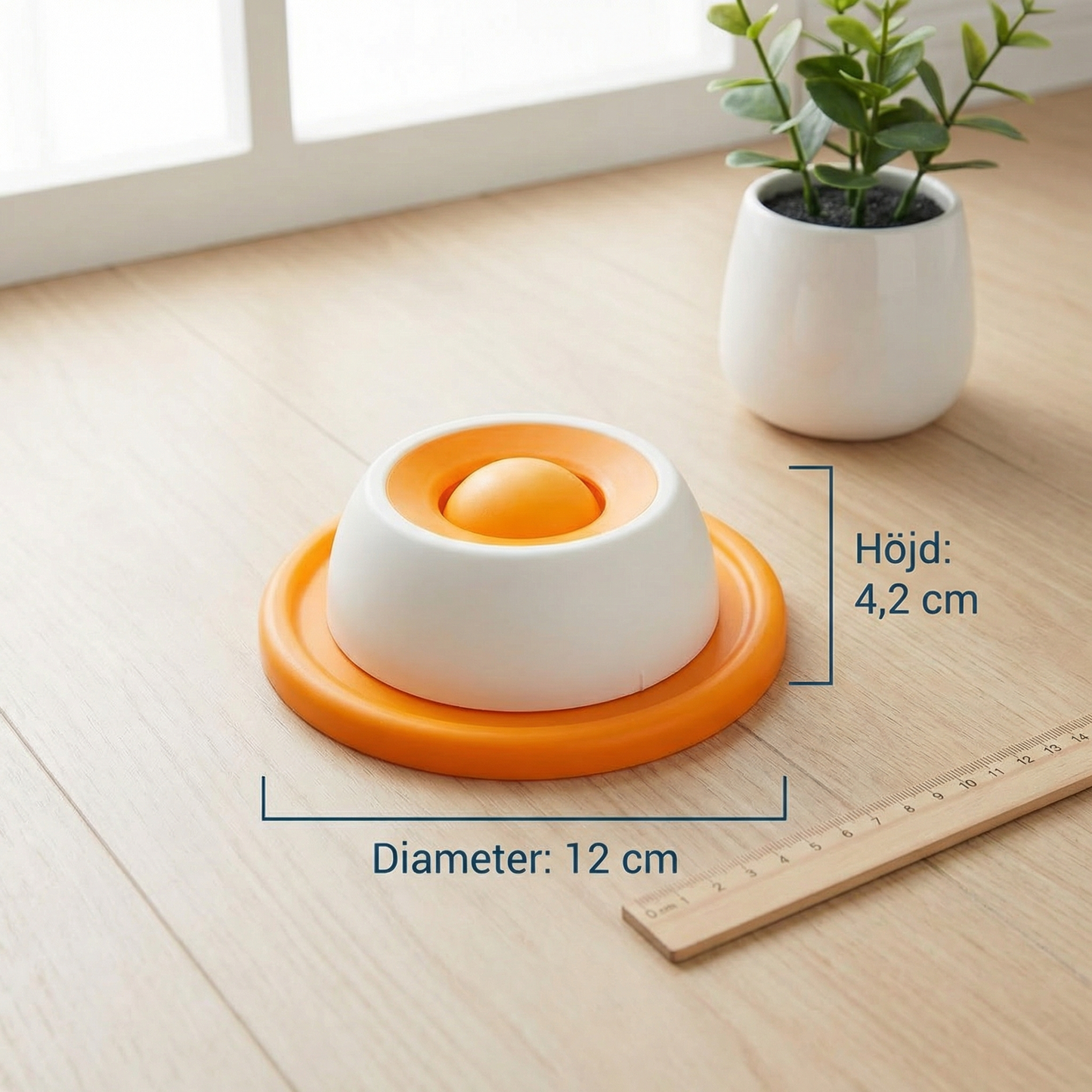 Interaktiv slickleksak med snacksbricka – Slow feeder för hundar
