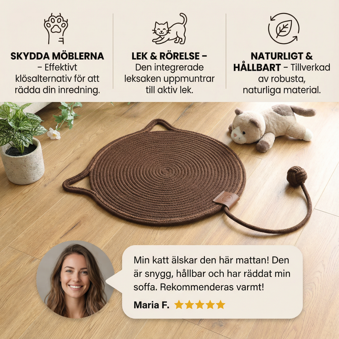Premium katt-klösmatta