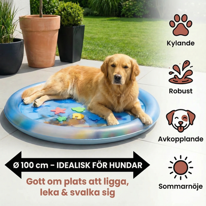 Kylande lek- och vattenbädd för hundar 2.0