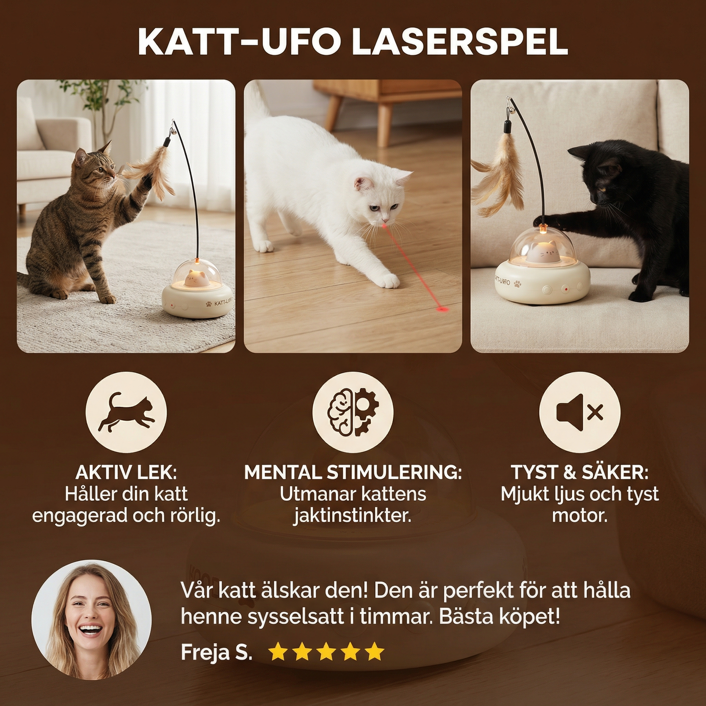 Katt-UFO Laserspel
