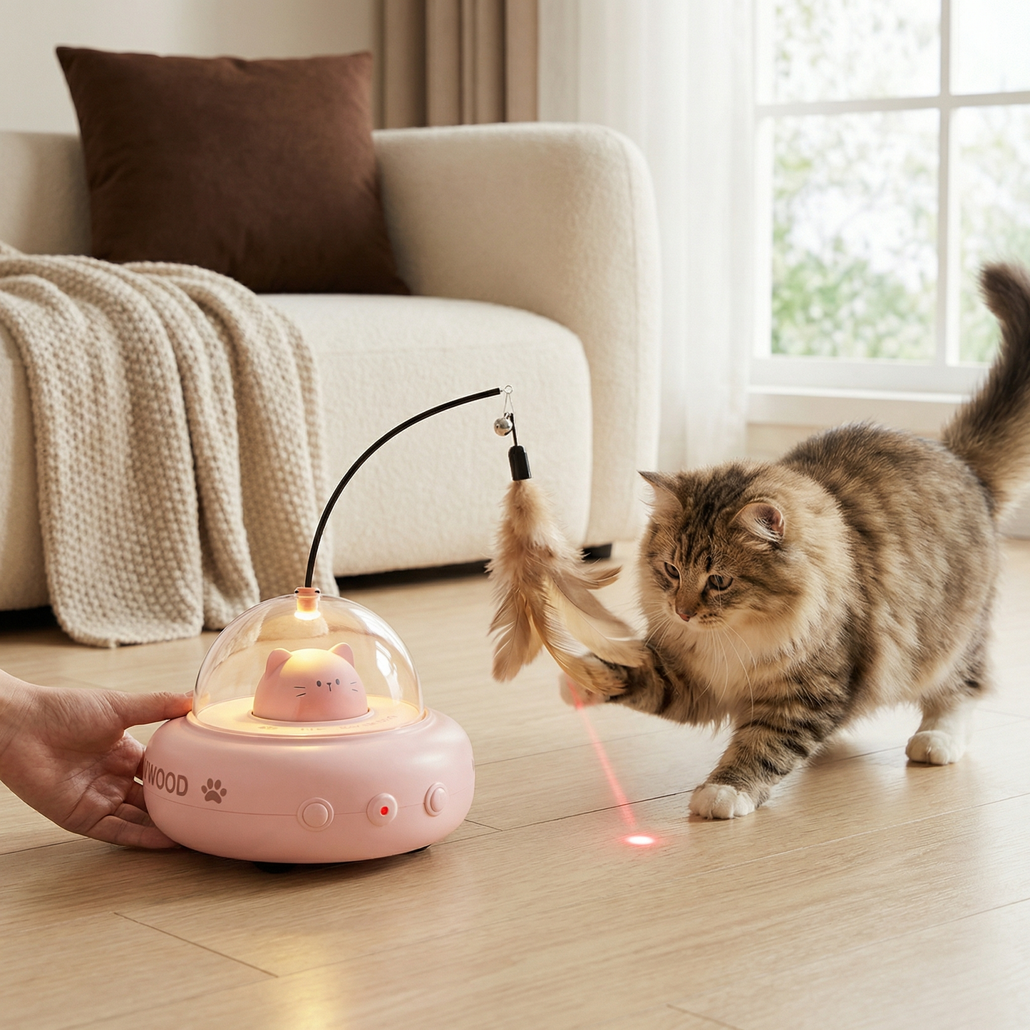 Katt-UFO Laserspel