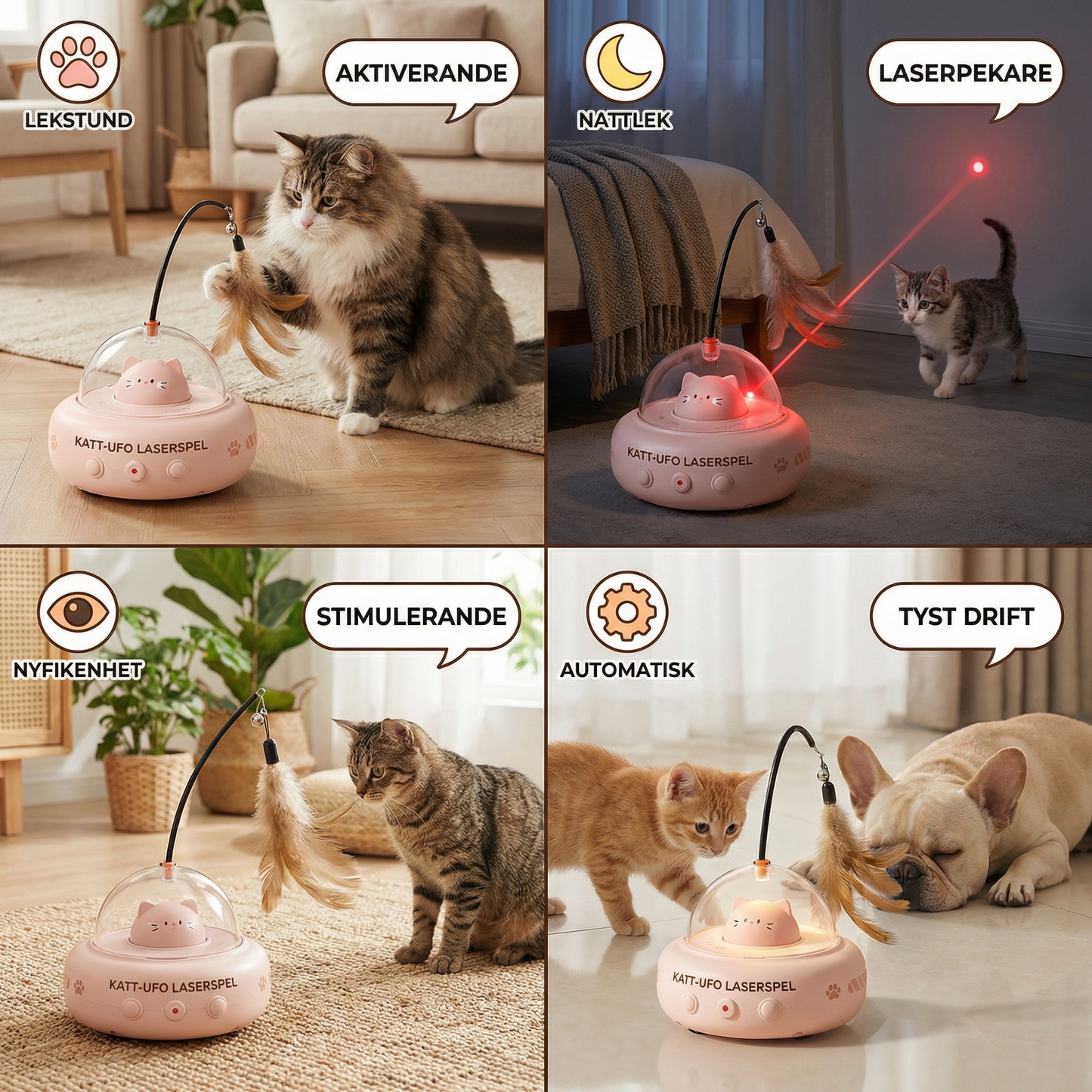 Katt-UFO Laserspel