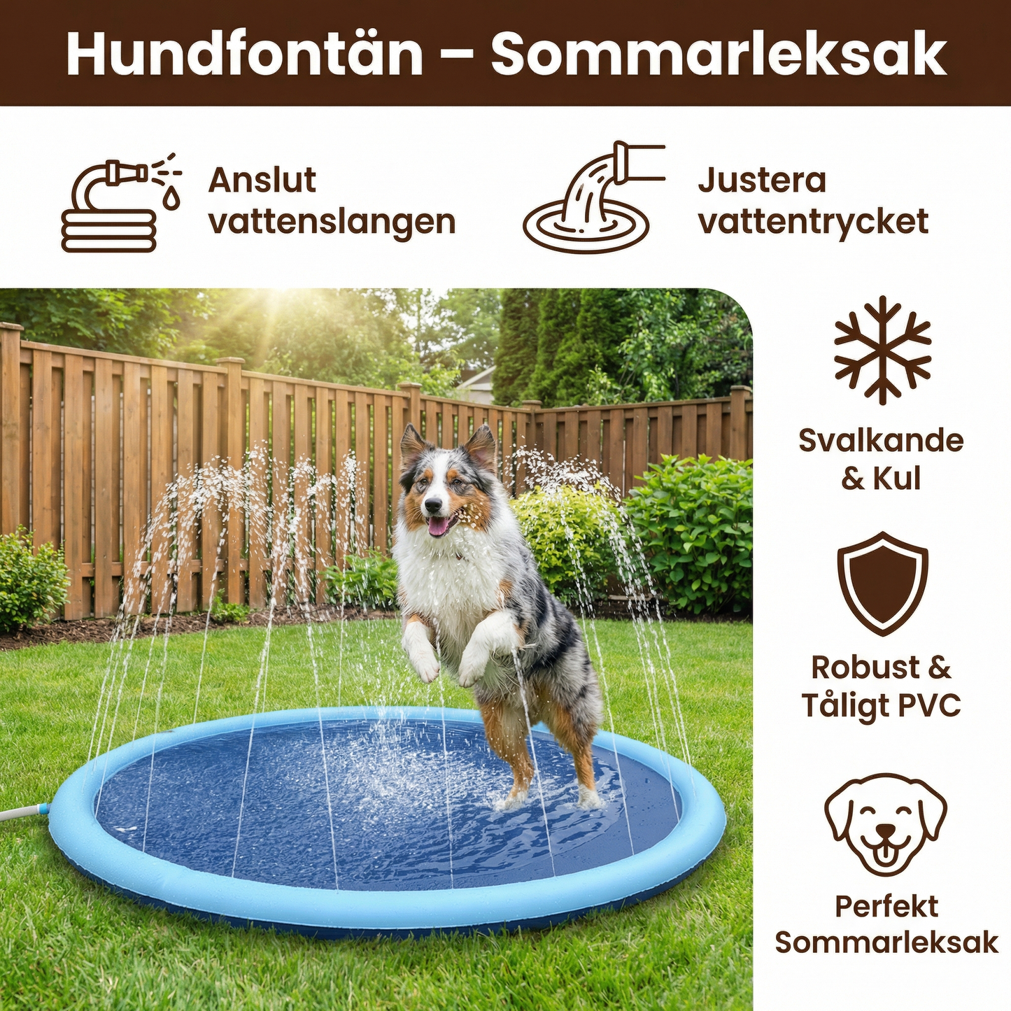 Hundfontän – Sommarleksak
