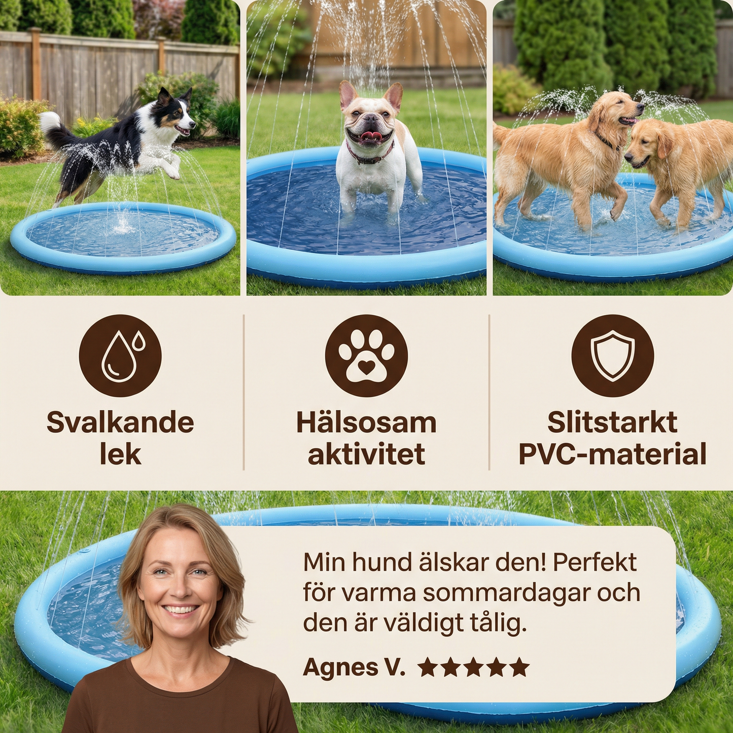 Hundfontän – Sommarleksak