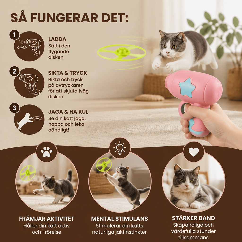 Flygande Diskkastare För Husdjur
