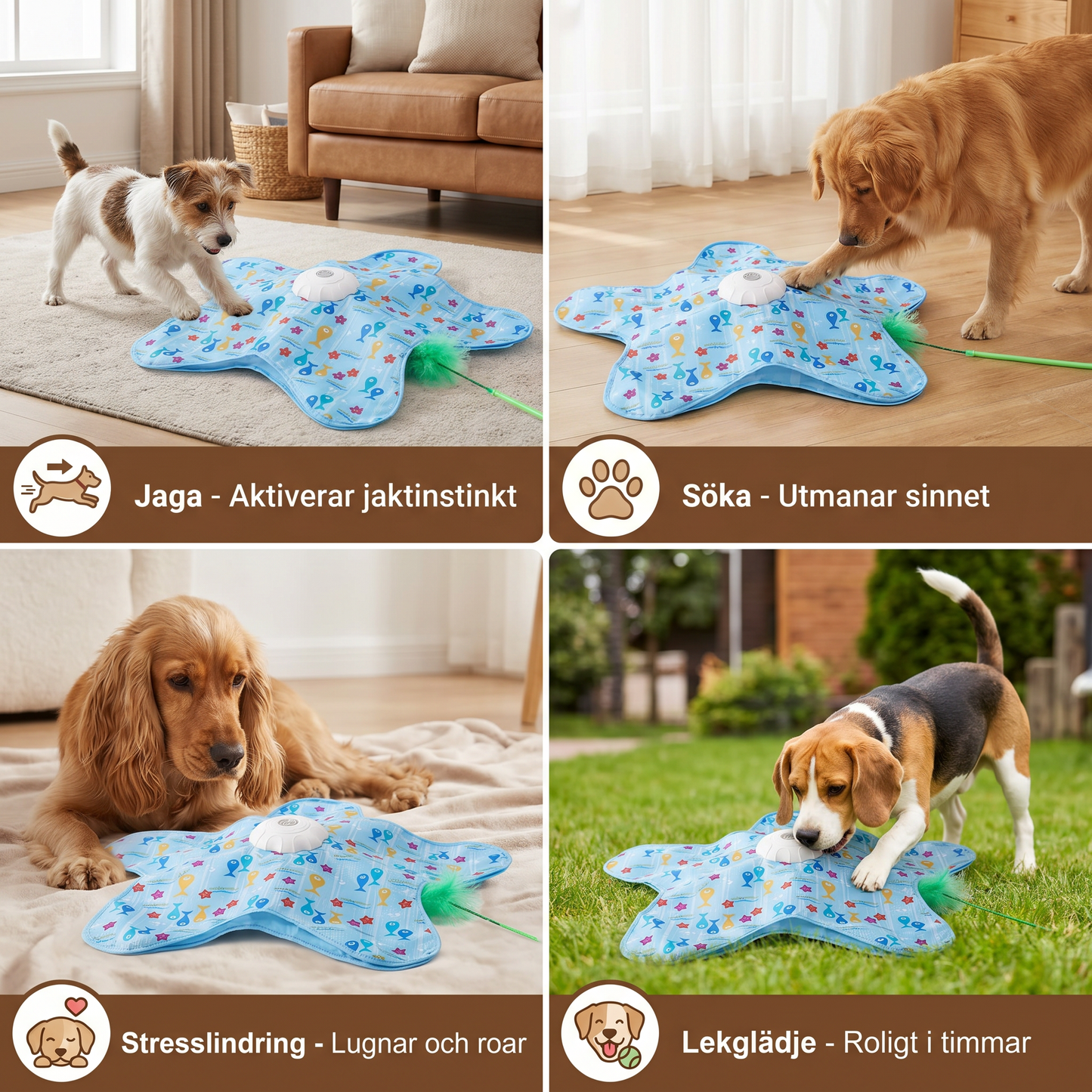 HuntingFun Dog Pro – Automatisk Hundleksak för Stressreducering och Lekglädje