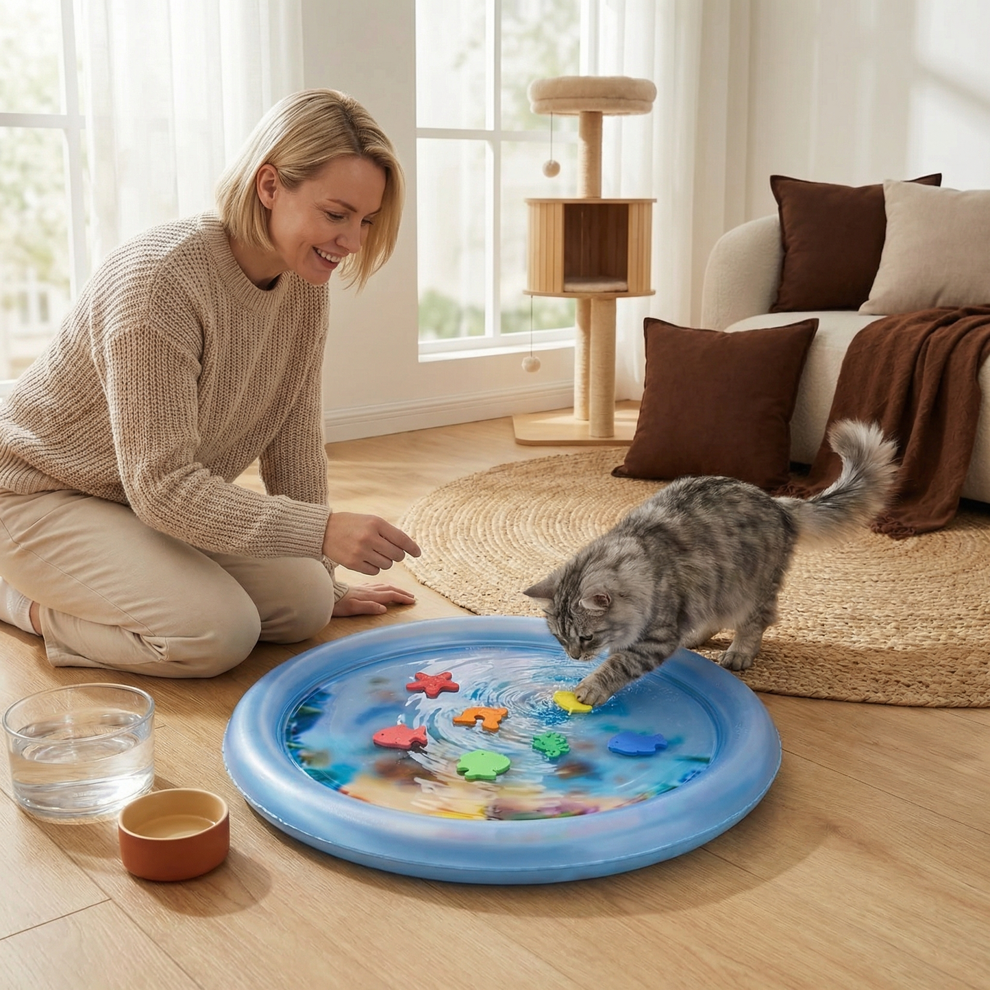 Kylande Spel Vattenmadrass för Katter 2.0
