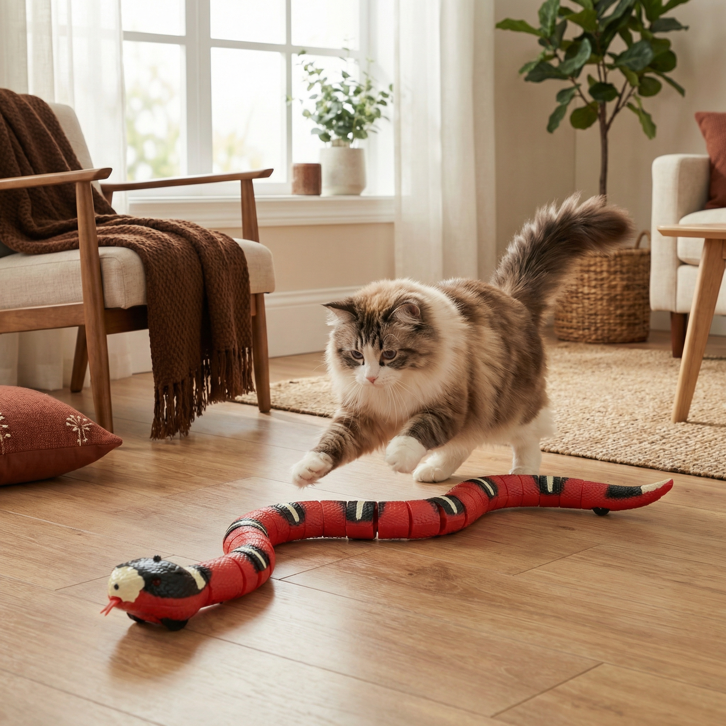 Snakey – Interaktiv Kattleksak