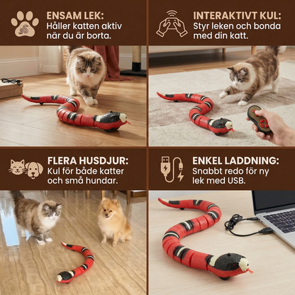 Snakey – Interaktiv Kattleksak