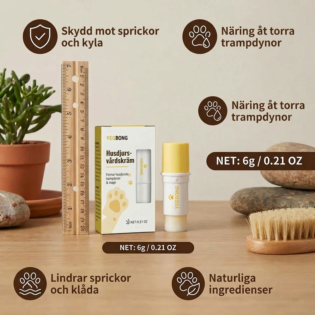 Vårdande och Skyddande Salvastick för Tass och Nos
