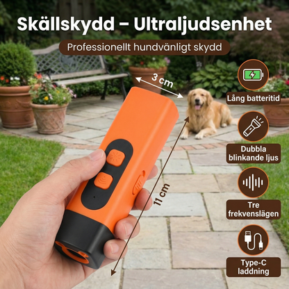 Skällskydd – hundvänlig ultraljudsenhet mot skällande
