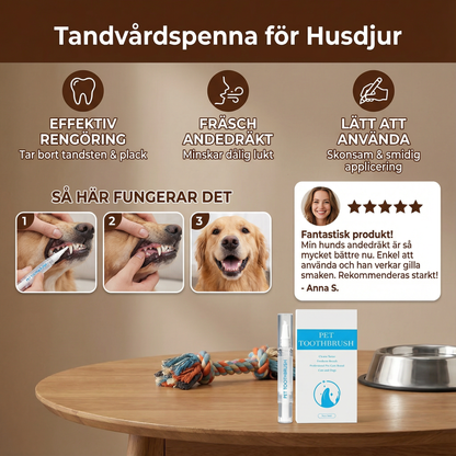 Tandvårdspenna för Husdjur