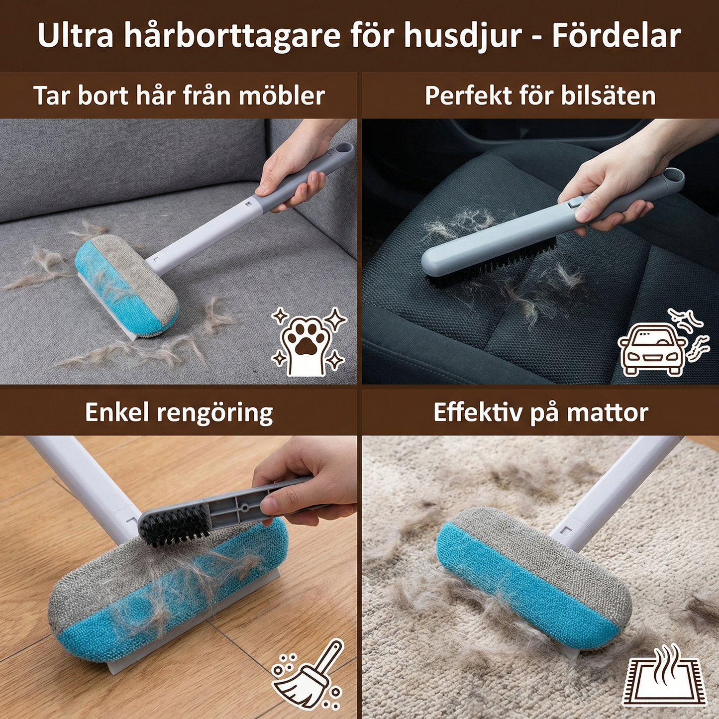 Ultra hårborttagare för husdjur
