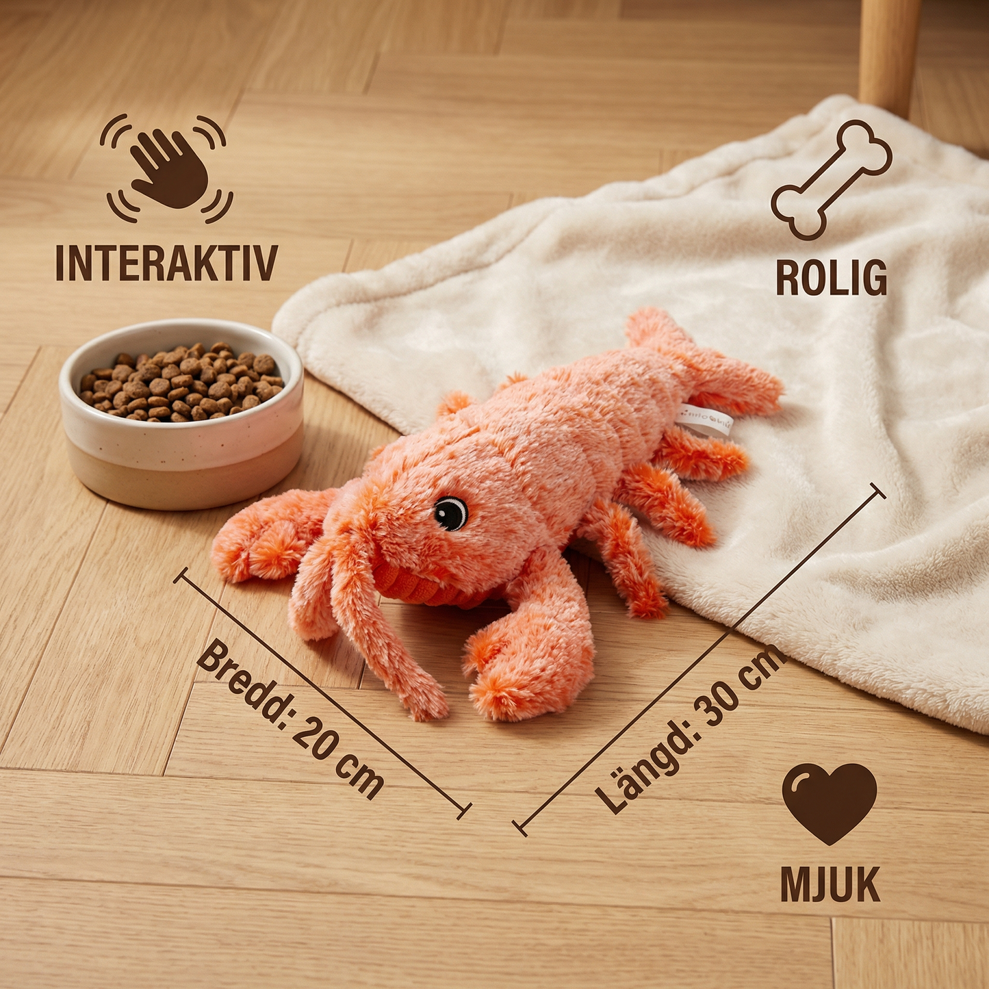 Wiggly Hummer – Interaktiv Hundleksak